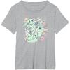 imageStar Wars The Mandalorian Easter Grogu Spring Chibi Cute TShirtHeather Grey