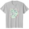 imageStar Wars The Mandalorian Easter Grogu Spring Chibi Cute TShirtSilver Grey