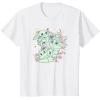 imageStar Wars The Mandalorian Easter Grogu Spring Chibi Cute TShirtWhite