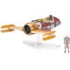 imageSTAR WARS Micro Galaxy Squadron Fiend Fighter  5Inch Vehicle with 1Inch Micro Figure Accessory