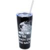 imageSilver Buffalo Star Wars Love You to the Death Star and Back Double Walled Stainless Steel Tumbler w Straw 22Ounces