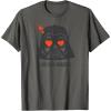 imageStar Wars Darth Vader I Am Your Valentine TShirtAsphalt Grey