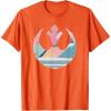 imageStar Wars Easter Rebel Alliance Pastel Geometric Fill V1 TShirtOrange