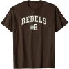 imageStar Wars R2D2 Rebels Letter R Collegiate Sports Team TShirtBrown