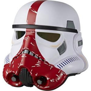 imageSTAR WARS The Black Series The Mandalorian Incinerator Stormtrooper Premium Electronic Helmet Roleplay Collectible