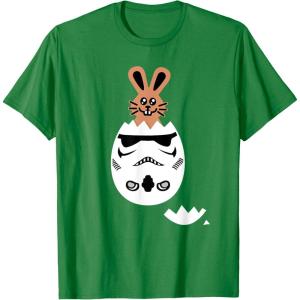 imageStar Wars Chocolate Bunny and Stormtrooper Easter Egg Funny TShirtKelly Green