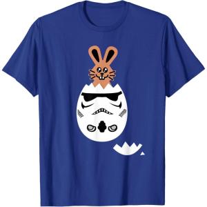 imageStar Wars Chocolate Bunny and Stormtrooper Easter Egg Funny TShirtRoyal Blue