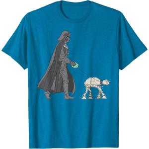 imageStar Wars Darth Vader ATAT Walker Disney TShirtSapphire Blue