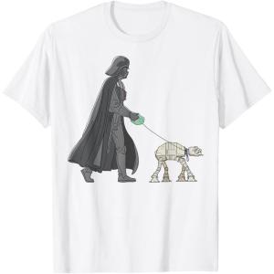 imageStar Wars Darth Vader ATAT Walker Disney TShirtWhite
