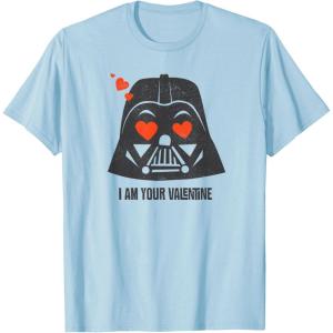 imageStar Wars Darth Vader I Am Your Valentine TShirtBaby Blue