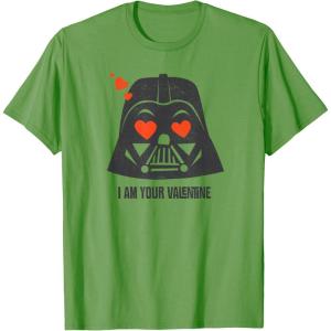 imageStar Wars Darth Vader I Am Your Valentine TShirtGrass Green