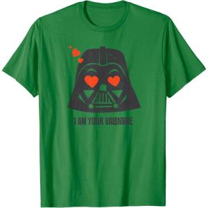 imageStar Wars Darth Vader I Am Your Valentine TShirtKelly Green