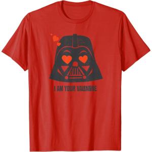 imageStar Wars Darth Vader I Am Your Valentine TShirtRed