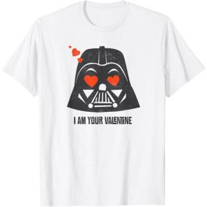 imageStar Wars Darth Vader I Am Your Valentine TShirtWhite