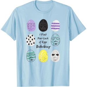 imageStar Wars Easter Darth Vader ampamp Stormtroopers Disturbing Eggs TShirtBaby Blue