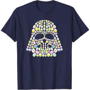 imageStar Wars Easter Egg Fill Darth Vader Mask and Helmet TShirtNavy Blue