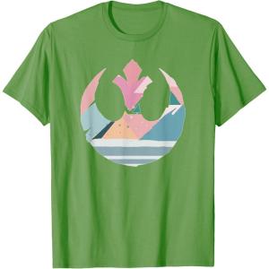 imageStar Wars Easter Rebel Alliance Pastel Geometric Fill V1 TShirtGrass Green