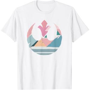 imageStar Wars Easter Rebel Alliance Pastel Geometric Fill V1 TShirtWhite