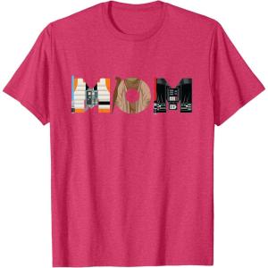 imageStar Wars Luke Yoda Darth Vader Mom Mothers Day Birthday TShirtRed Heather