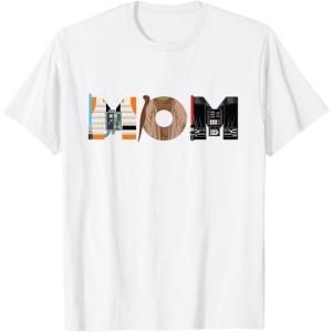 imageStar Wars Luke Yoda Darth Vader Mom Mothers Day Birthday TShirtWhite
