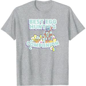 imageStar Wars The Mandalorian And Grogu Easter Egg Hunting TShirtHeather Grey