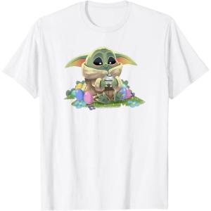 imageStar Wars The Mandalorian Easter Grogu Egg Hunt Winner TShirtWhite