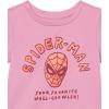 imageAmazon Essentials Girls and Toddlers ShortSleeve Tunic TShirts Pack of 33pack Marvel Heroes