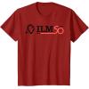imageILM 50th Anniversary Industrial Light ampamp Magic Logo TShirtCranberry Red