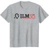 imageILM 50th Anniversary Industrial Light ampamp Magic Logo TShirtHeather Grey