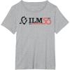 imageILM 50th Anniversary Industrial Light ampamp Magic Logo TShirtHeather Grey