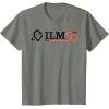 imageILM 50th Anniversary Industrial Light ampamp Magic Logo TShirtOlive Heather