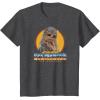 imageStar Wars  Chewbacca TShirtDark Heather Grey