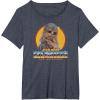 imageStar Wars  Chewbacca TShirtHeather Blue