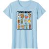 imageStar Wars  Galactic Pals of Star Wars TShirtBaby Blue