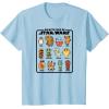 imageStar Wars  Galactic Pals of Star Wars TShirtBaby Blue
