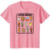 imageStar Wars  Galactic Pals of Star Wars TShirtPink