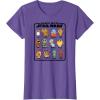 imageStar Wars  Galactic Pals of Star Wars TShirtPurple Heather