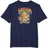 imageStar Wars  Jabba The Hutt Bootleg TShirtNavy Blue