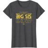 imageStar Wars Best Big Sis in the Galaxy Family Trip Birthday TShirtDark Heather Grey