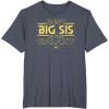 imageStar Wars Best Big Sis in the Galaxy Family Trip Birthday TShirtHeather Blue