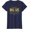 imageStar Wars Best Big Sis in the Galaxy Family Trip Birthday TShirtNavy Blue