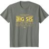 imageStar Wars Best Big Sis in the Galaxy Family Trip Birthday TShirtOlive Heather
