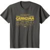 imageStar Wars Best Grandma in the Galaxy Birthday Mothers Day TShirtAsphalt Grey