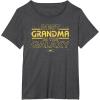 imageStar Wars Best Grandma in the Galaxy Birthday Mothers Day TShirtDark Heather Grey