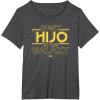 imageStar Wars Best Hijo in the Galaxy Family Trip Spanish TShirtDark Heather Grey