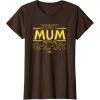 imageStar Wars Best Mum in the Galaxy Birthday Mothers Day TShirtBrown