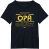 imageStar Wars Best Opa in the Galaxy Birthday Fathers Day TShirtBlack