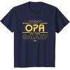 imageStar Wars Best Opa in the Galaxy Birthday Fathers Day TShirtNavy Blue
