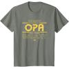 imageStar Wars Best Opa in the Galaxy Birthday Fathers Day TShirtOlive Heather