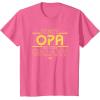 imageStar Wars Best Opa in the Galaxy Birthday Fathers Day TShirtPink Heather